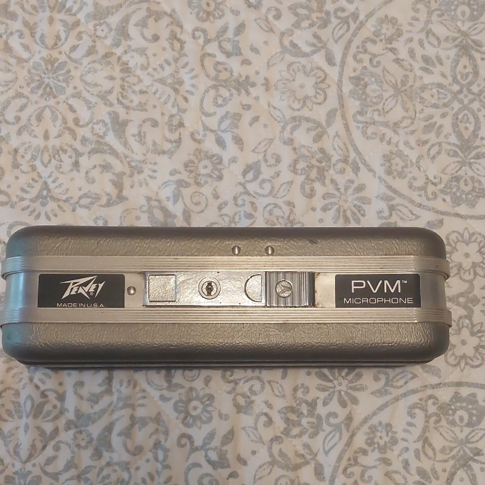 PVM Microphone - Black and Silver